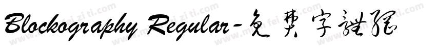Blockography Regular字体转换